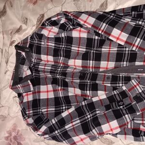 Mens eddie bauer plaid long  sleeve button down shirt Multicolor xl flannel